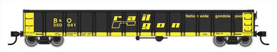 Walthers MainLine 910-6204 53' Gondola ex-Railgon Chessie System B&O 350380 - USED