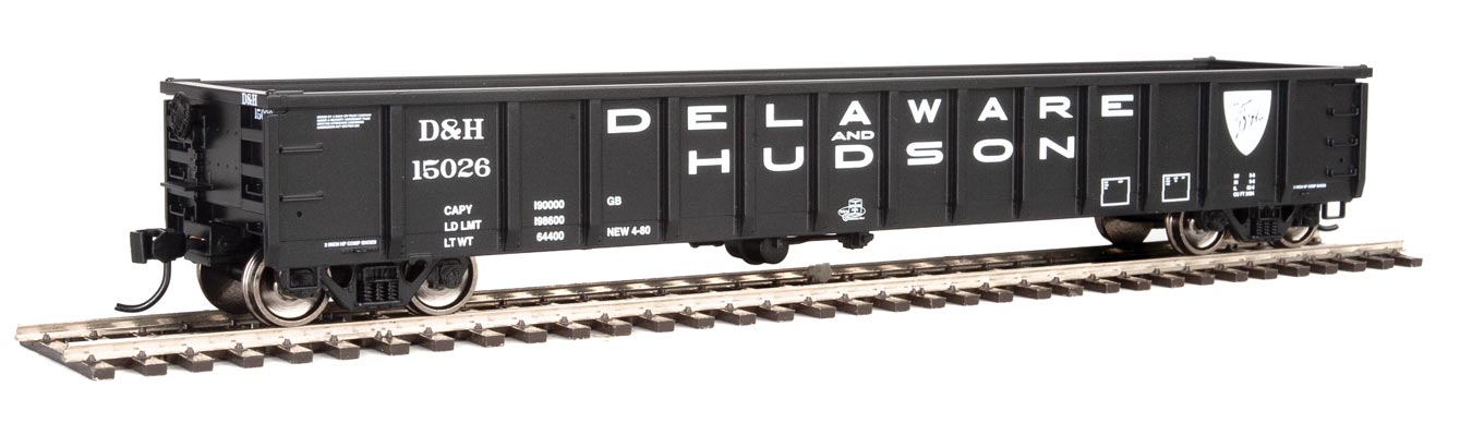 Walthers MainLine 910-6210 53' Gondola Delaware & Hudson D&H 15026
