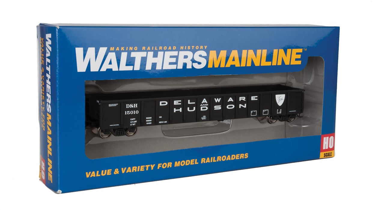 Walthers MainLine 910-6211 53' Gondola Delaware & Hudson D&H 15010