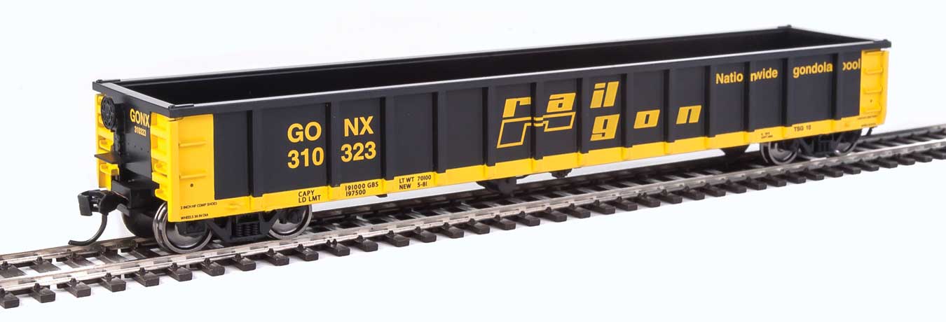 Walthers MainLine 910-6225 53' Gondola Railgon GONX 310323