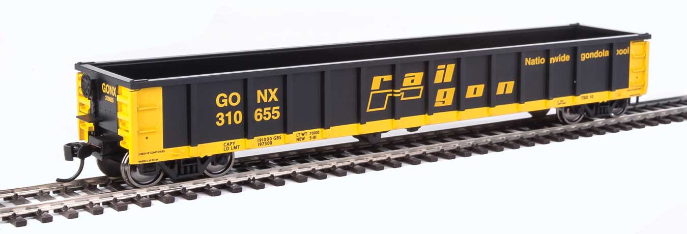 Walthers MainLine 910-6228 53' Gondola Railgon GONX 310655