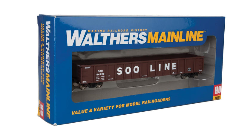 Walthers MainLine 910-6231 53' Gondola SOO Line 64120