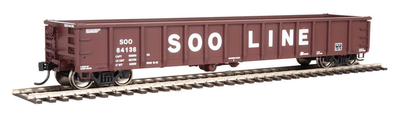 Walthers MainLine 910-6232 53' Gondola SOO Line 64136