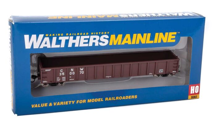 Walthers MainLine 910-6235 53' Gondola ex-Railgon Chicago NorthWestern CNW 350070