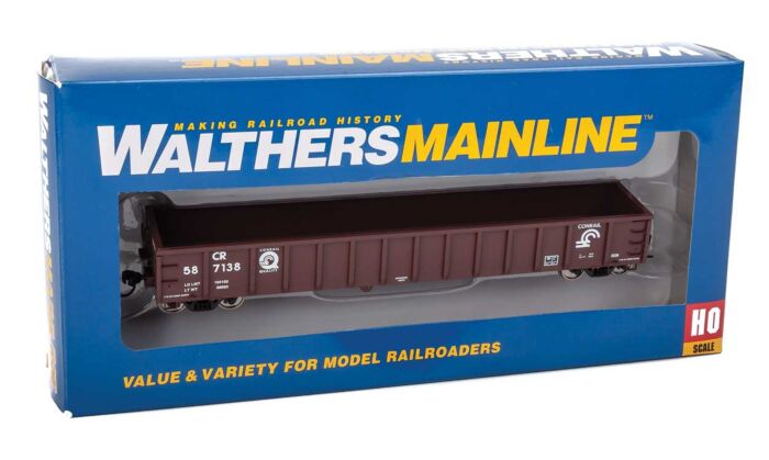 Walthers MainLine 910-6239 53' Gondola Conrail Quality CR 587138
