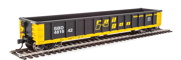 Walthers MainLine 910-6254 53' Gondola ex-Railgon Seadboard System SBD 481642