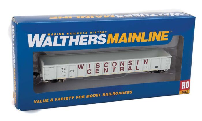 Walthers MainLine 910-6260 53' Gondola Wisconsin Central WC 54074