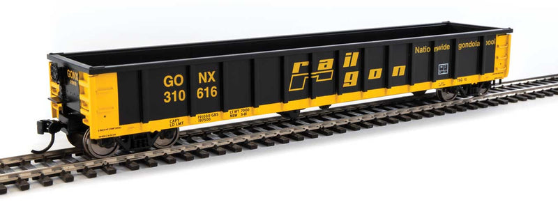 Walthers MainLine 910-6308 53' Gondola Railgon GONX 310616