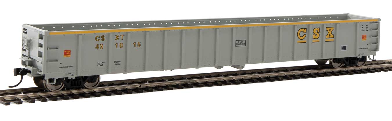 Walthers MainLine 910-6413 68' Gondola Railgon CSX 491015