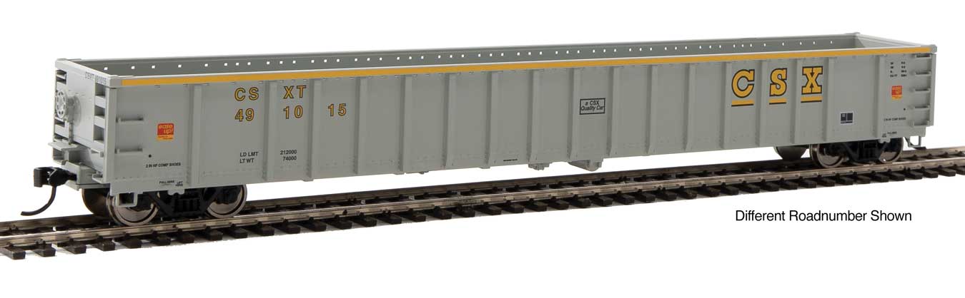 Walthers MainLine 910-6415 68' Gondola Railgon CSX 491046
