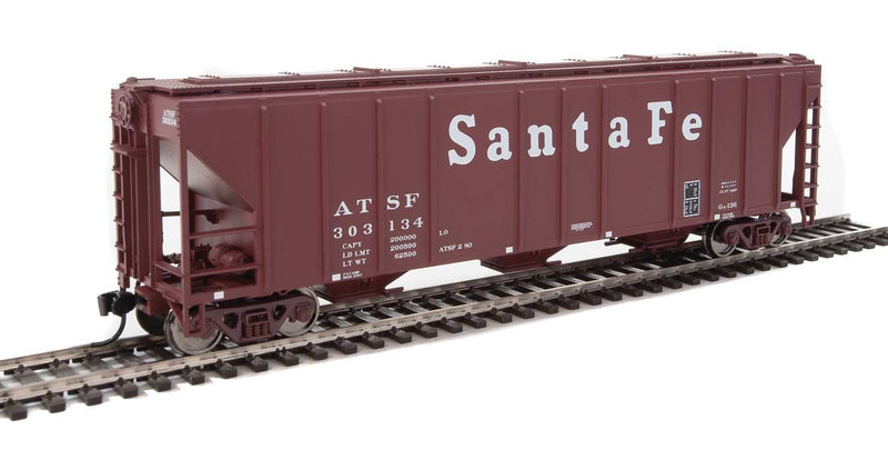 Walthers Mainline 910-7454 HO Scale 50' PS-2 CD 4427 Covered Hopper Santa Fe ATSF 303134 
