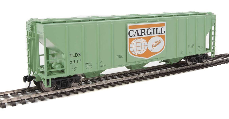 Walthers Mainline 910-7457 HO Scale 50' PS-2 CD 4427 Covered Hopper Cargill TLDX 2517 