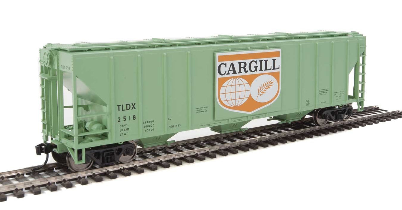 Walthers Mainline 910-7458 HO Scale 50' PS-2 CD 4427 Covered Hopper Cargill TLDX 2518