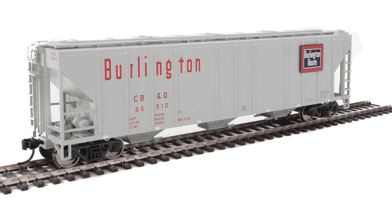 Walthers Mainline 910-7465 HO Scale 50' PS-2 CD 4427 Covered Hopper Burlington CB&Q 85610 