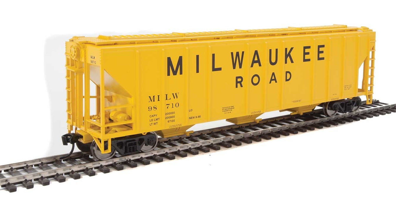 Walthers Mainline 910-7469 HO Scale 50' PS-2 CD 4427 Covered Hopper Milwaukee Road MILW 98710 