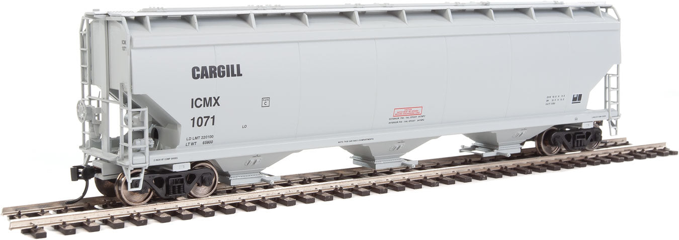 Walthers Mainline 910-7616 HO Scale 60' NSC 5150 3 Bay Covered Hopper Cargill ICMX 1071