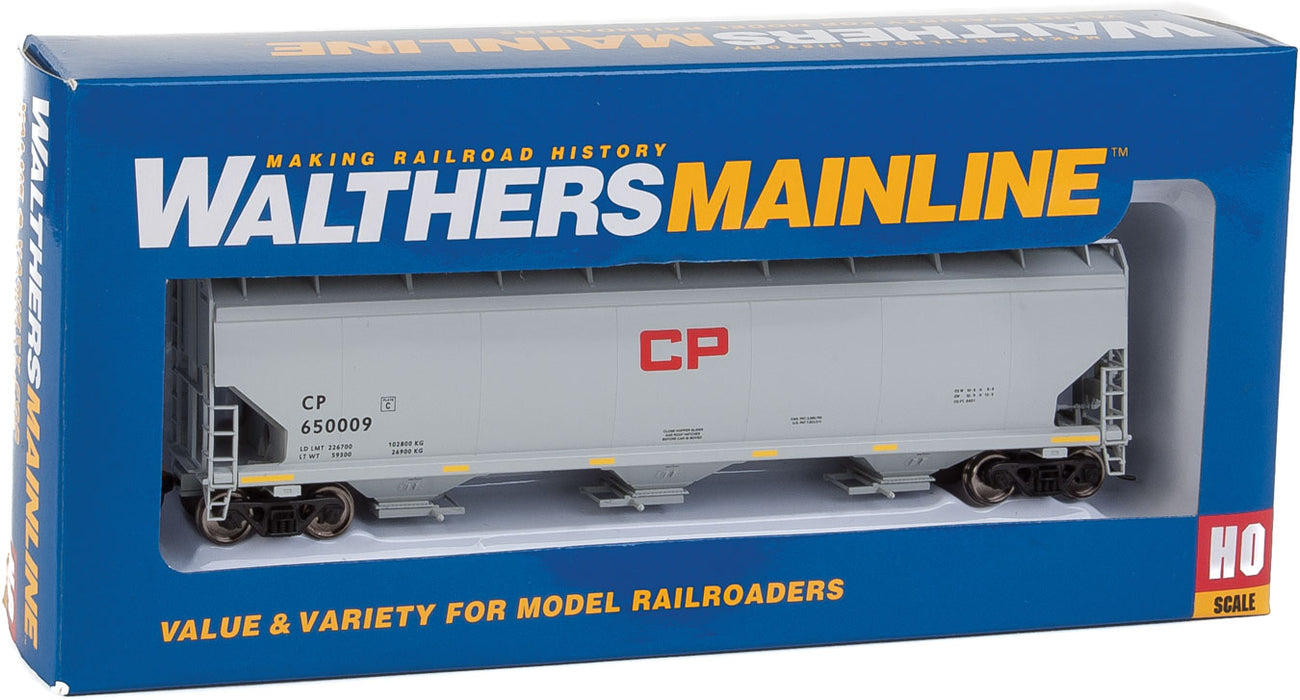 Walthers Mainline 910-7633 HO Scale 60' NSC 5150 3 Bay Covered Hopper Canadian Pacific CP 650009