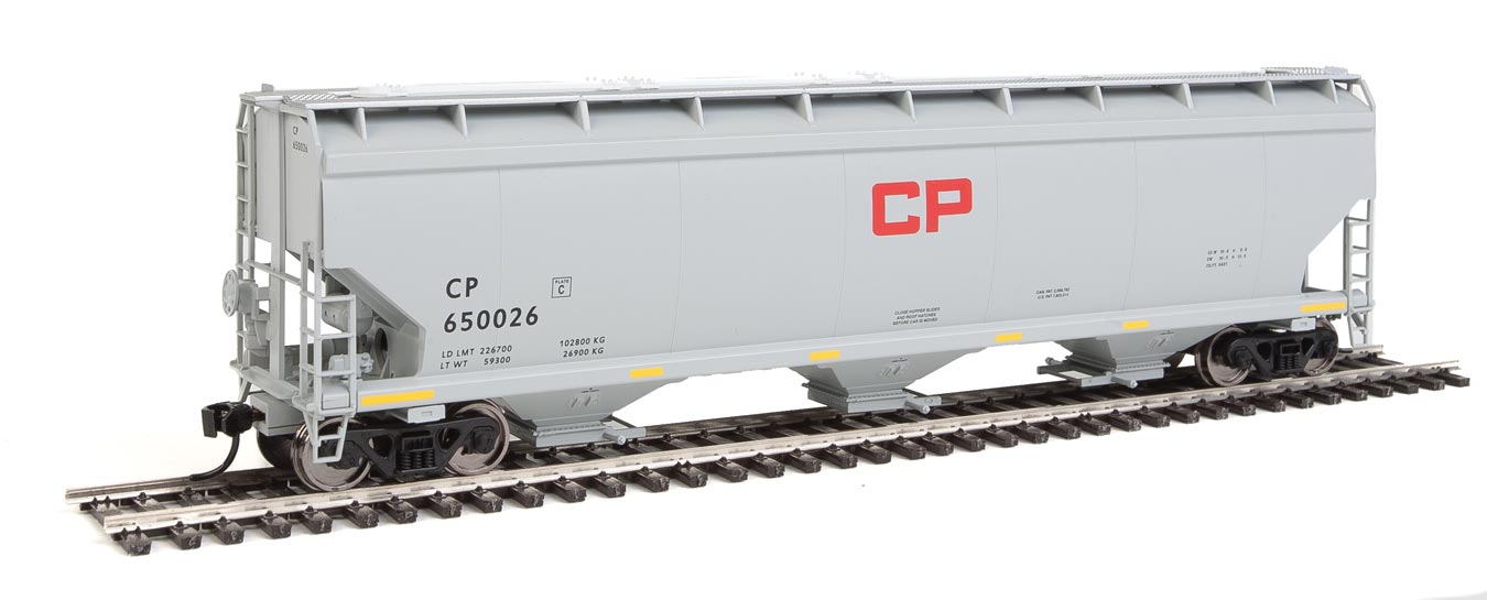 Walthers Mainline 910-7634 HO Scale 60' NSC 5150 3 Bay Covered Hopper Canadian Pacific CP 650026