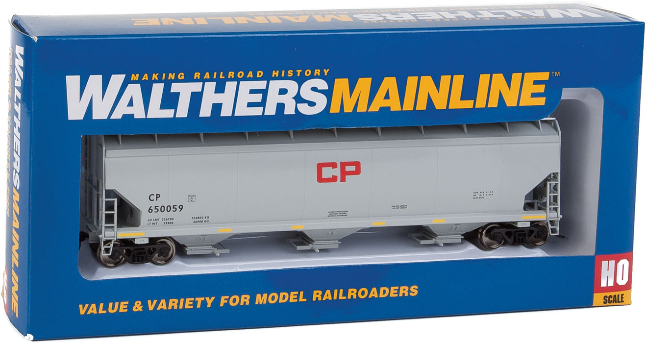 Walthers Mainline 910-7635 HO Scale 60' NSC 5150 3 Bay Covered Hopper Canadian Pacific CP 650059