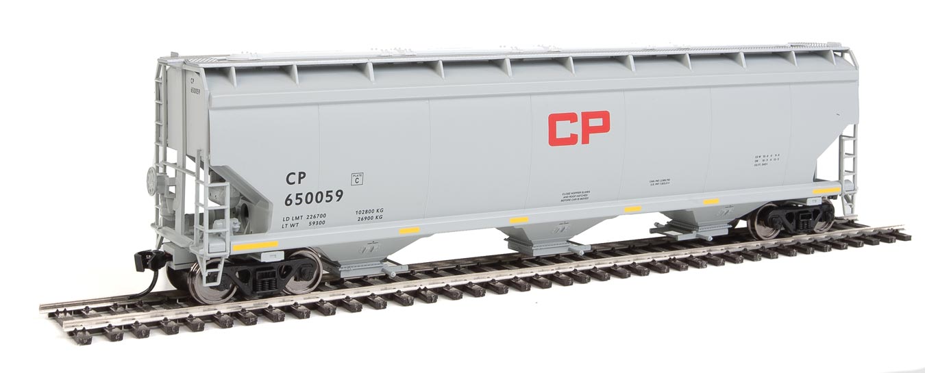 Walthers Mainline 910-7635 HO Scale 60' NSC 5150 3 Bay Covered Hopper Canadian Pacific CP 650059