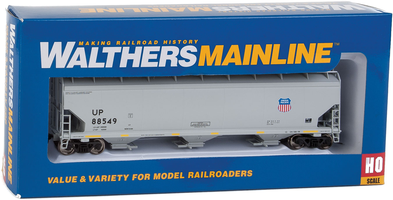 Walthers Mainline 910-7653 HO Scale 60' NSC 5150 3 Bay Covered Hopper Union Pacific UP 88549