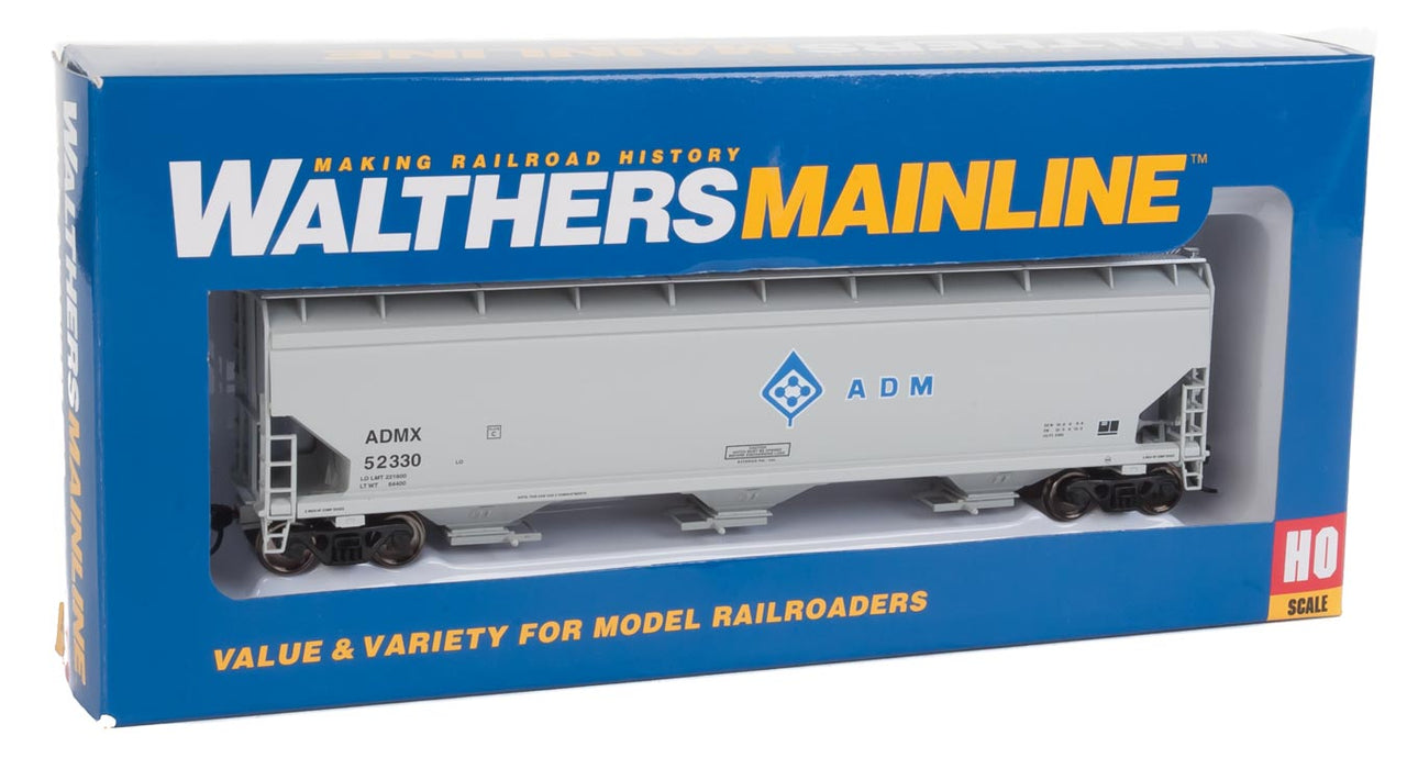 Walthers Mainline 910-7659 HO Scale 60' NSC 5150 3 Bay Covered Hopper ADMX 52330