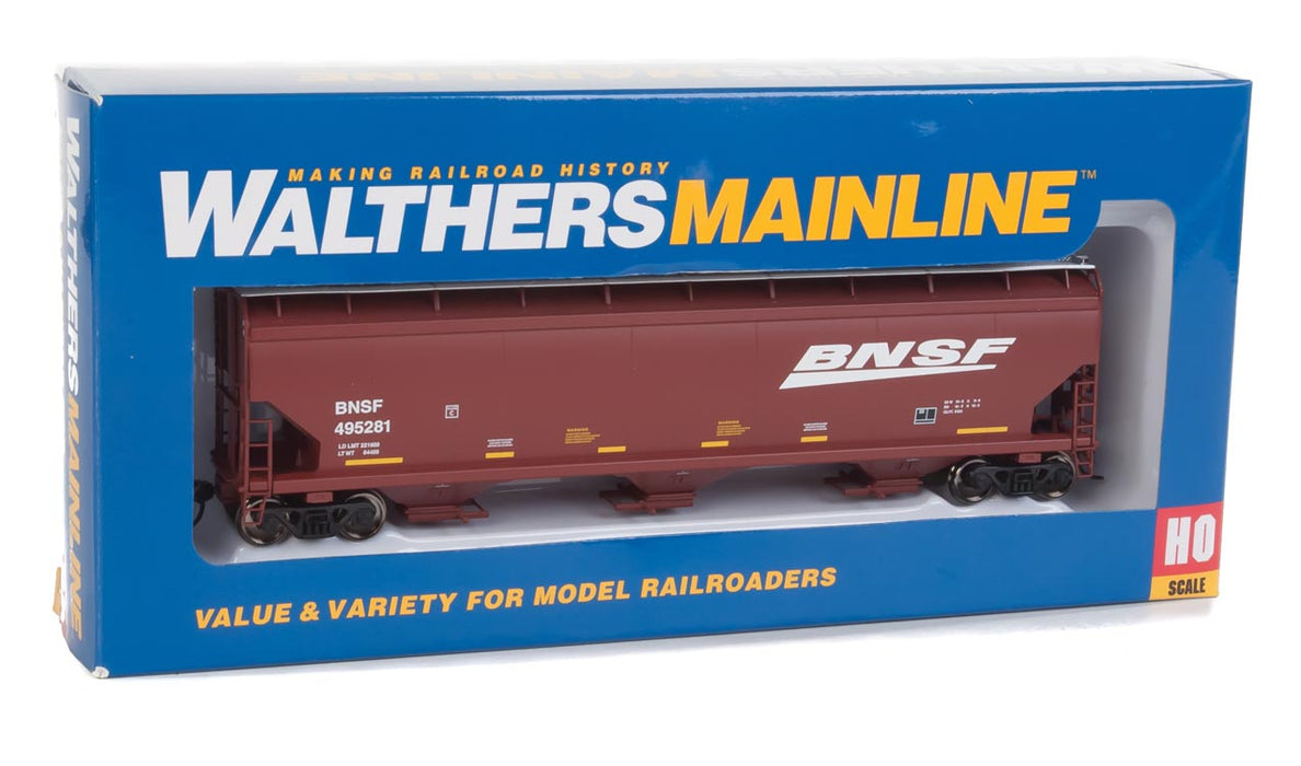 Walthers Mainline 910-7662 HO Scale 60' NSC 5150 3 Bay Covered Hopper BNSF 495281