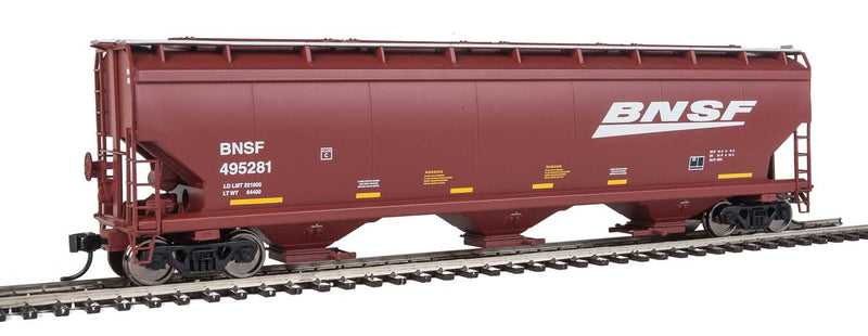 Walthers Mainline 910-7662 HO Scale 60' NSC 5150 3 Bay Covered Hopper BNSF 495281