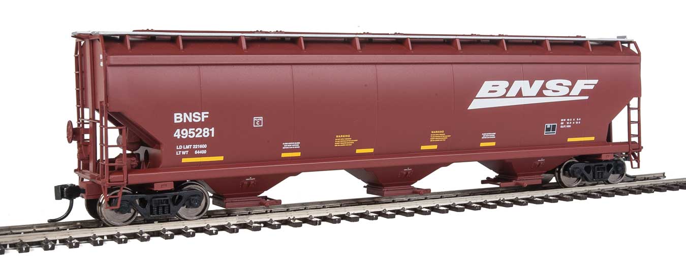 Walthers Mainline 910-7662 HO Scale 60' NSC 5150 3 Bay Covered Hopper BNSF 495281