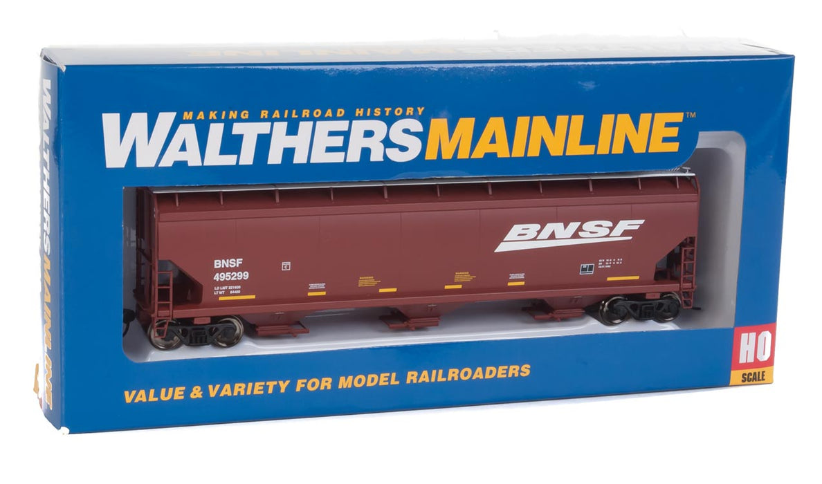 Walthers Mainline 910-7664 HO Scale 60' NSC 5150 3 Bay Covered Hopper BNSF 495299