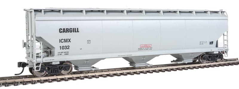 Walthers Mainline 910-7671 HO Scale 60' NSC 5150 3 Bay Covered Hopper Cargill ICMX 1032