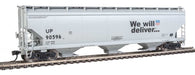 Walthers Mainline 910-7679 HO Scale 60' NSC 5150 3 Bay Covered Hopper Union Pacific UP 90596 - USED