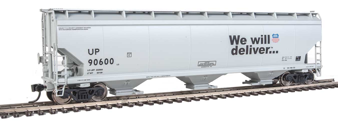 Walthers Mainline 910-7680 HO Scale 60' NSC 5150 3 Bay Covered Hopper Union Pacific  UP 90600