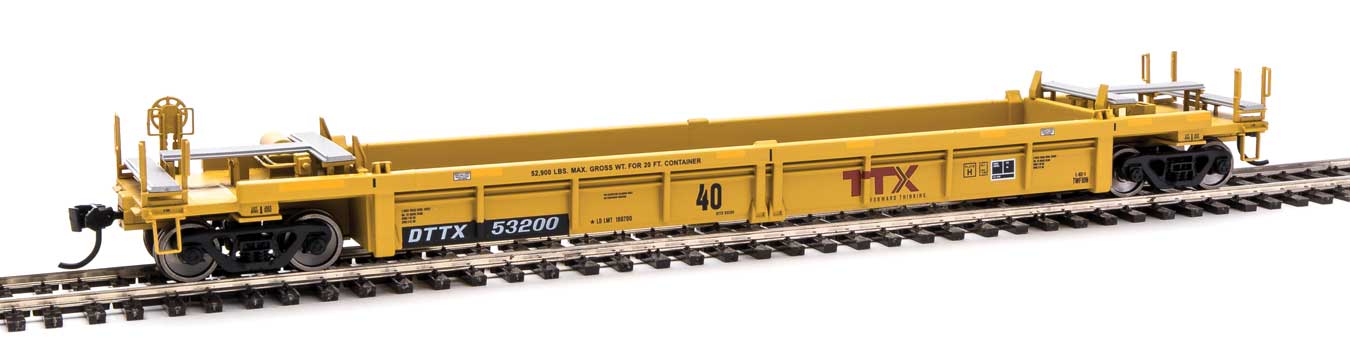 Walthers Mainline 910-8417 HO Scale Thrall Rebuilt 40' Well Car TTX DTTX 53200