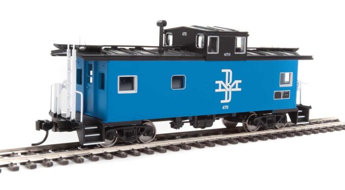 Walthers Mainline 910-8752 HO Scale Wide Vision Caboose Boston & Maine B&M 470