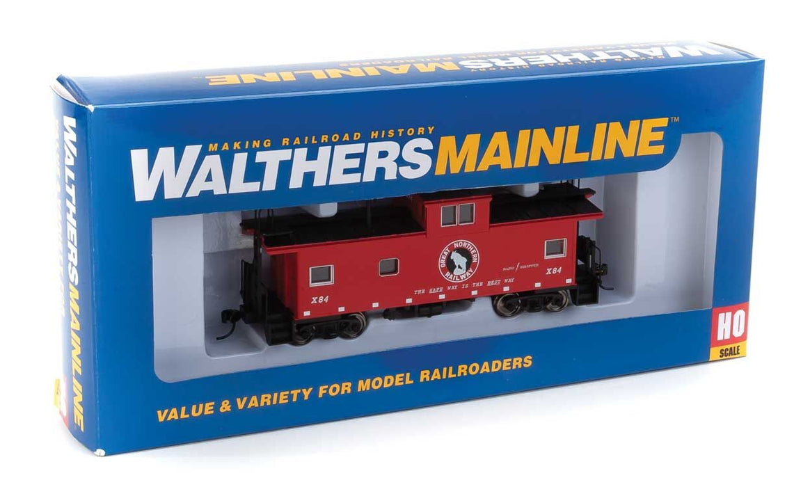 Walthers Mainline 910-8754 HO Scale Wide Vision Caboose Great Northern GN X84