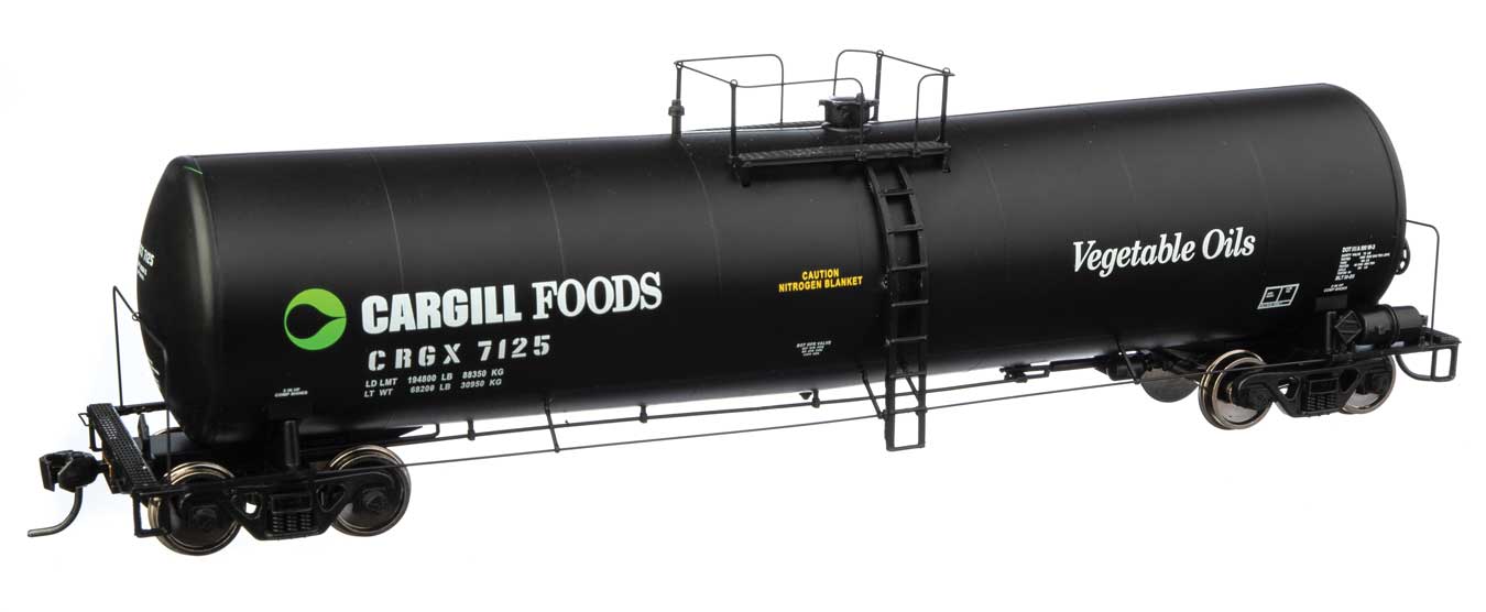 Walthers Proto 920-100252 HO Scale 23,000 Gallen Funnel Flow Tank Car Cargill CRGX 7125
