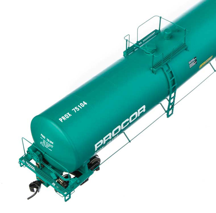 Walthers Proto 920-100257 HO Scale 23,000 Gallen Funnel Flow Tank Car Procor PROX 75104