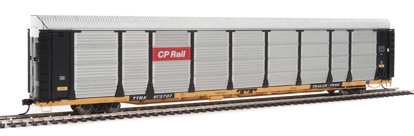 Walthers Proto 920-101328 HO Scale 89' Bi-level Auto Carrier Canadian Pacific CP TTGX 973707 