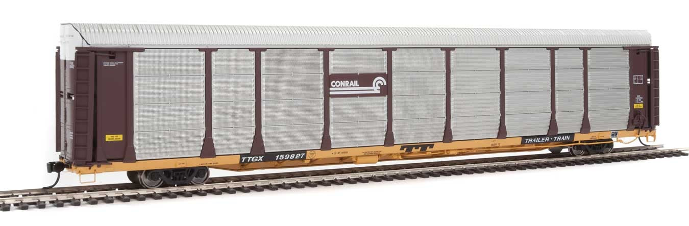 Walthers Proto 920-101334 HO Scale 89' Bi-level Auto Carrier Conrail CR TTGX 159827 