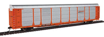 Walthers Proto 920-101349 HO Scale 89' Bi-Level Auto Carrier Orange BNSF 28016 TTGX 953148