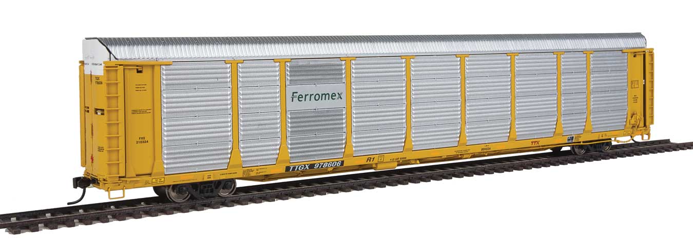 Walthers Proto 920-101361 HO Scale 89' Bi-Level Auto Carrier Ferromex FXE 210324 TTGX 978606