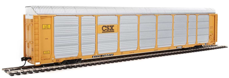 Walthers Proto 920-101424 HO Scale 89' Tri-level Auto Carrier CSX ETTX 710273 