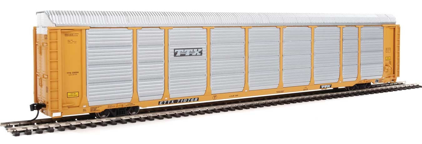 Walthers Proto 920-101430 HO Scale 89' Tri-level Auto Carrier TTX ETTX 710768 