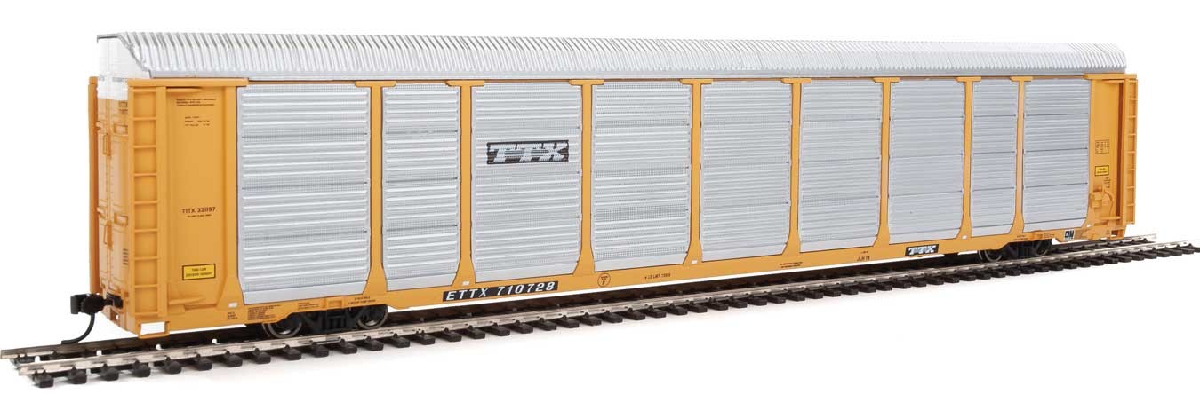 Walthers Proto 920-101431 HO Scale 89' Tri-level Auto Carrier TTX ETTX 710728 