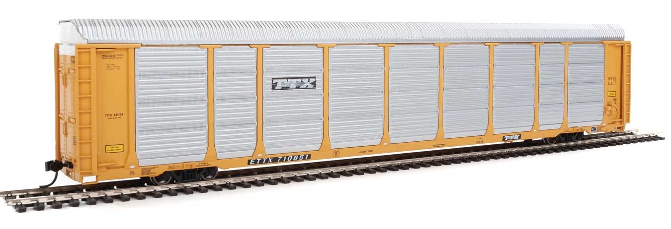 Walthers Proto 920-101432 HO Scale 89' Tri-level Auto Carrier TTX ETTX 710851 