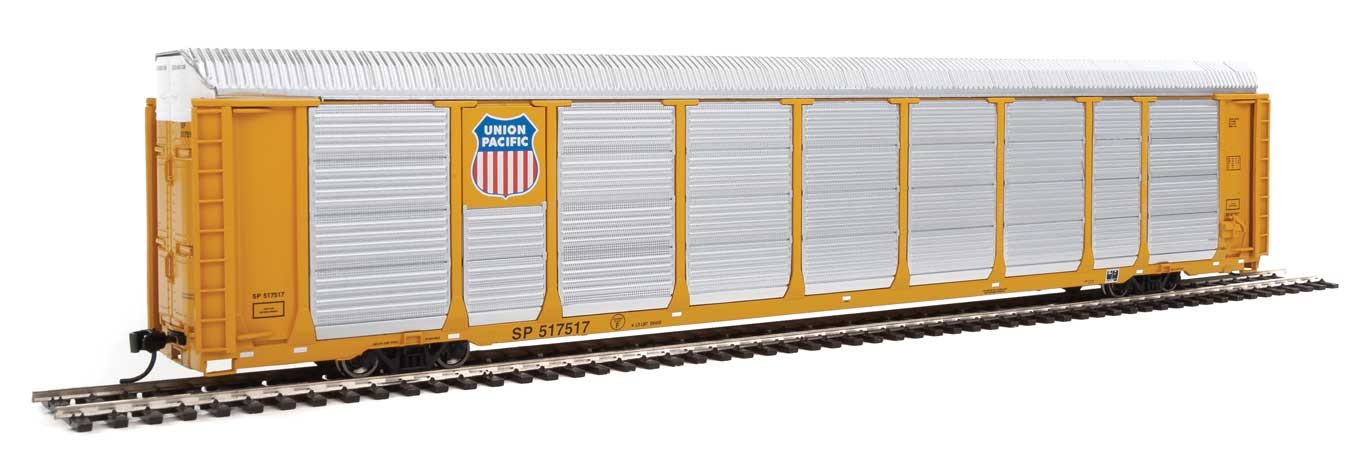 Walthers Proto 920-101436 HO Scale 89' Tri-level Auto Carrier UP/SP 517517 