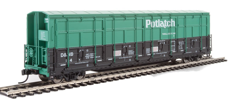 Walthers Proto 920-101930 HO Scale All-Door Boxcar Potlatch D&NE 114