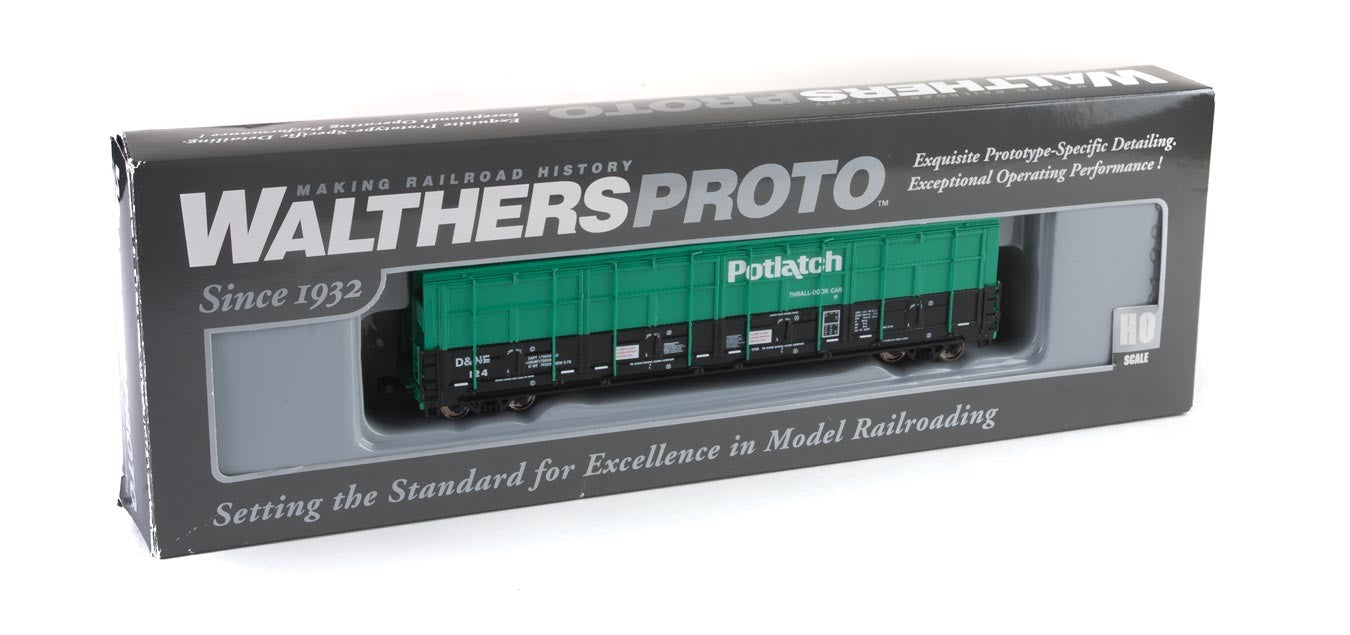 Walthers Proto 920-101932 HO Scale All-Door Boxcar Potlatch D&NE 124