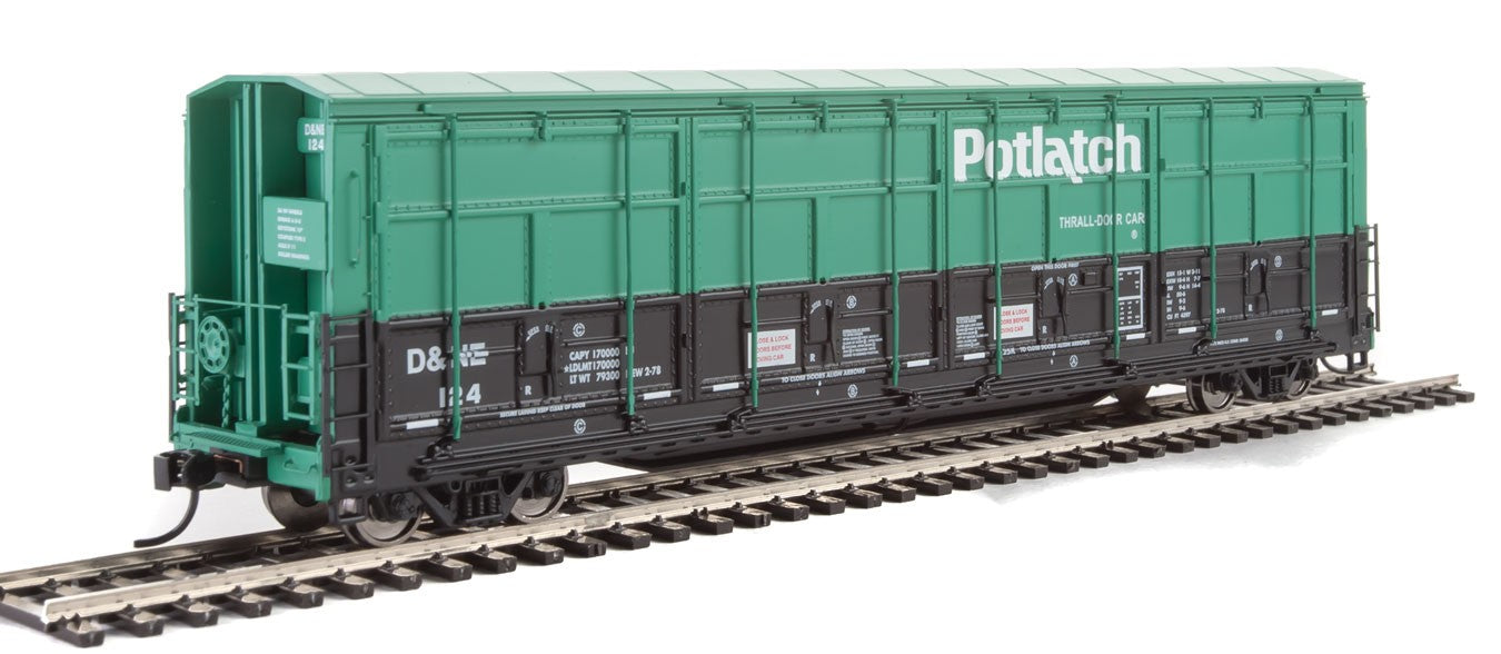 Walthers Proto 920-101932 HO Scale All-Door Boxcar Potlatch D&NE 124